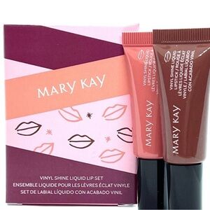 Mary Kay Vinyl Shine Lip Gloss Duo - Pink and Brown